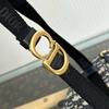 [Pre-Owned] Dior Mini Saddle Bag 'Blue Dior Oblique Jacquard' - Excellent #1VEM4H0