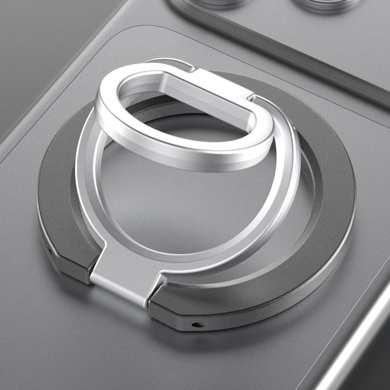 Новый двусторонний магнитный держатель для телефона Magsafe, вращение на 360 градусов, складная магнитная подставка для телефона для iPhone 17 16 Samsung