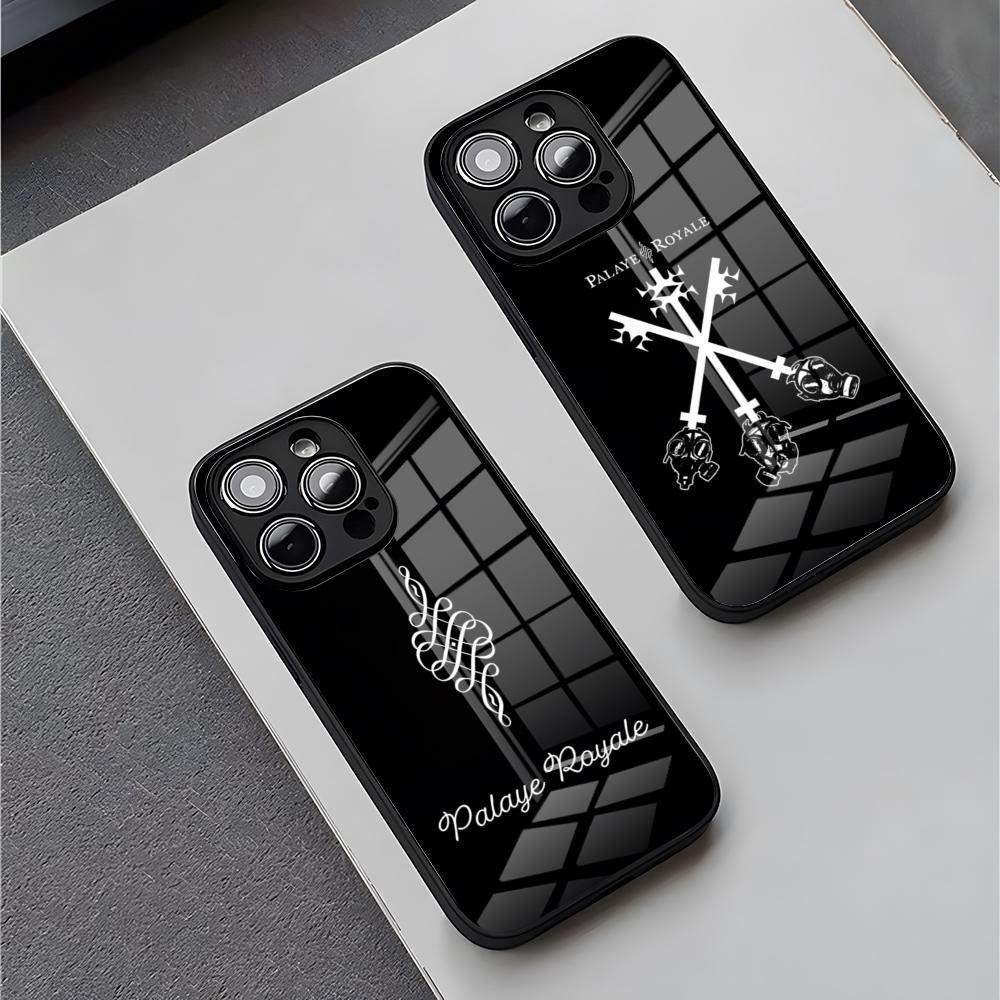 Music Palaye Royale Phone Case For IPhone 16 Pro Max 15 Plus 14 Pro 12 11 13 Mini X XR XS Max 8 7 Plus SE Glass Cover