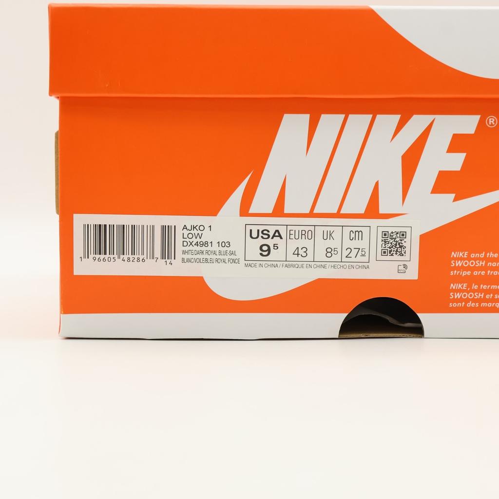 DX4981-103 Nike Air Jordan 1 Low KO Королевский Синий Белый Кентукки Холст (Мужской)