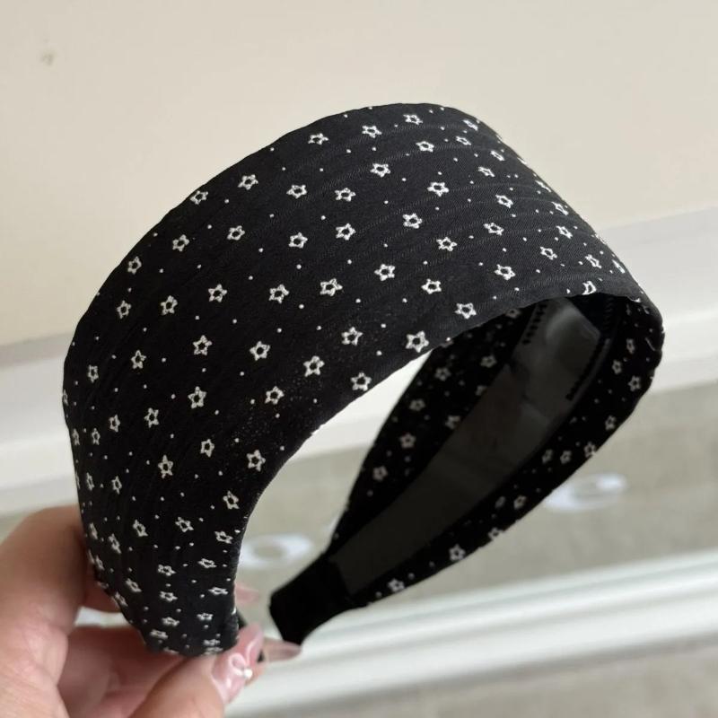 Trendy Polka Dot Multicolor Hairbands Thick Sponge for Elegant Styling