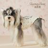 Pet Dog Vest Winter Floral Bear Print Casual Cotton Blend Schnauzer Bichon Teddy