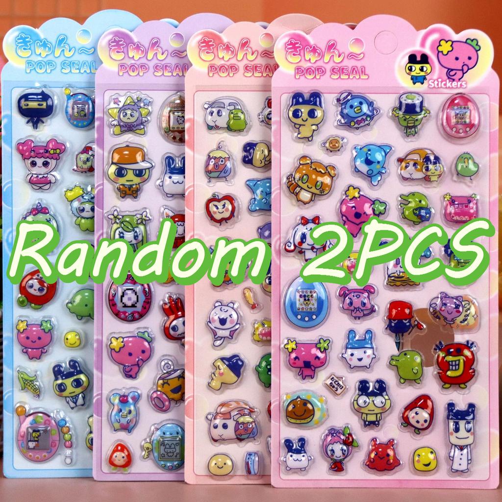 Cartoon 3D Relief Hollow Stickers - Cute Cartoon Anime Stickers Waterproof Children's Laptop Decoration and Anime Fan Gifts