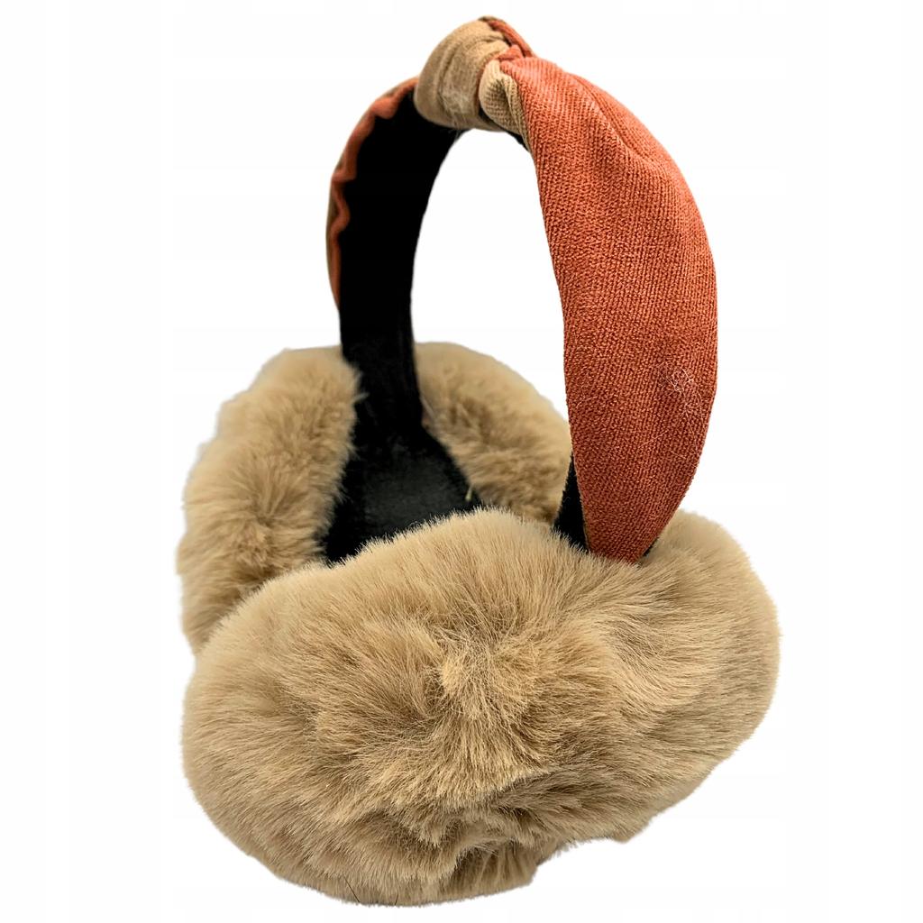 Winter Women's Earmuffs Ribbon Plush Warm Foldable Insulated