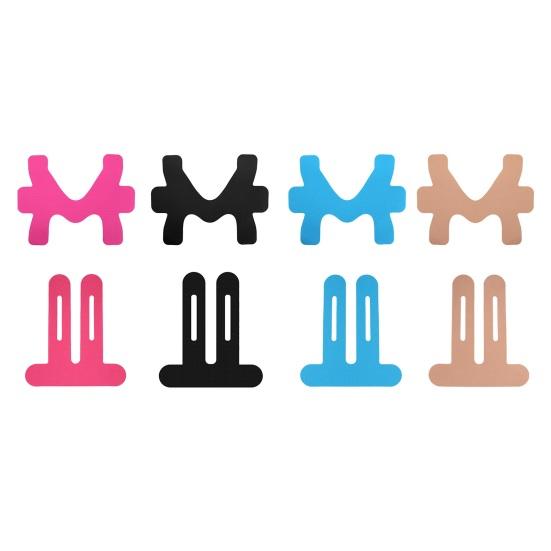 Предварительно нарезанная кинезио тейп лента для колена Облегчение боли в колене Поддержка связок Стабильность Эластичная Дышащая Спортивная Кинетическая Лента-патч для мышц колена и голеностопа