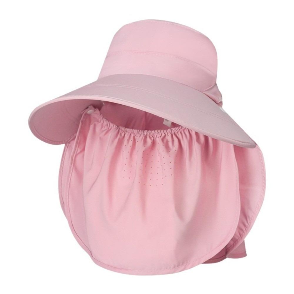 Adjustable Sunshade Shawl Cap Face Cover Neck Protection Cap Portable Picking Tea Hat  Travel