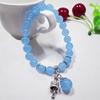 Natural Crystal Bracelets Chalcedony Stone Bracelet Women Ethnic Style Ladies Fashion Handmade Beaded Hand Jewelry