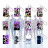 BTS Держатель для фотокарточек K-pop с плетеным шнурком, Бейджик в стиле граффити Bangtan Boys и Чехол для Lomo-карточек, Коллекционный предмет для фанатов ARMY