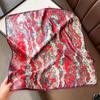 Scarf Silk Bandana Women Square Scarves Wrap Kerchief Spring Fashion Luxury High Quality Headband Hijab Shawls