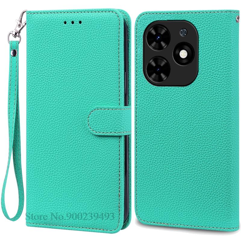Чехол Spark Go 2024 для Tecno Spark Go 2024, кожаный чехол-кошелек, откидная крышка для Techno Spark Go 2024, чехол для телефона, чехол, Fundas