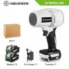 ONEGREEN 2000W Brushless Electric Turbo Blower Jet Fan 200M/S Handheld Air Blower Violent Blowing Tool for Makita 18V Battery