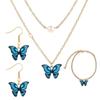 Women Jewelry Set Ear Stud Necklace Bracelet Combination Set New Creative Simple Fashion Elegant