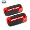 Для Honda CBF1000 CBF1000F CBF1000FA Мотоцикла Алюминиевые CNC Аксессуары Крышка Бачка Тормозной Жидкости Переднего Тормоза Крышка Масляного Бака Цилиндра