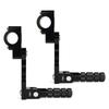 Motorcycle Rider Adjustable Foot Pegs Kit 22mm 7/8" 28.8mm 1/8" Highway Fit For Africa Twin 650 750 1100 Varadero 1000 CB500X