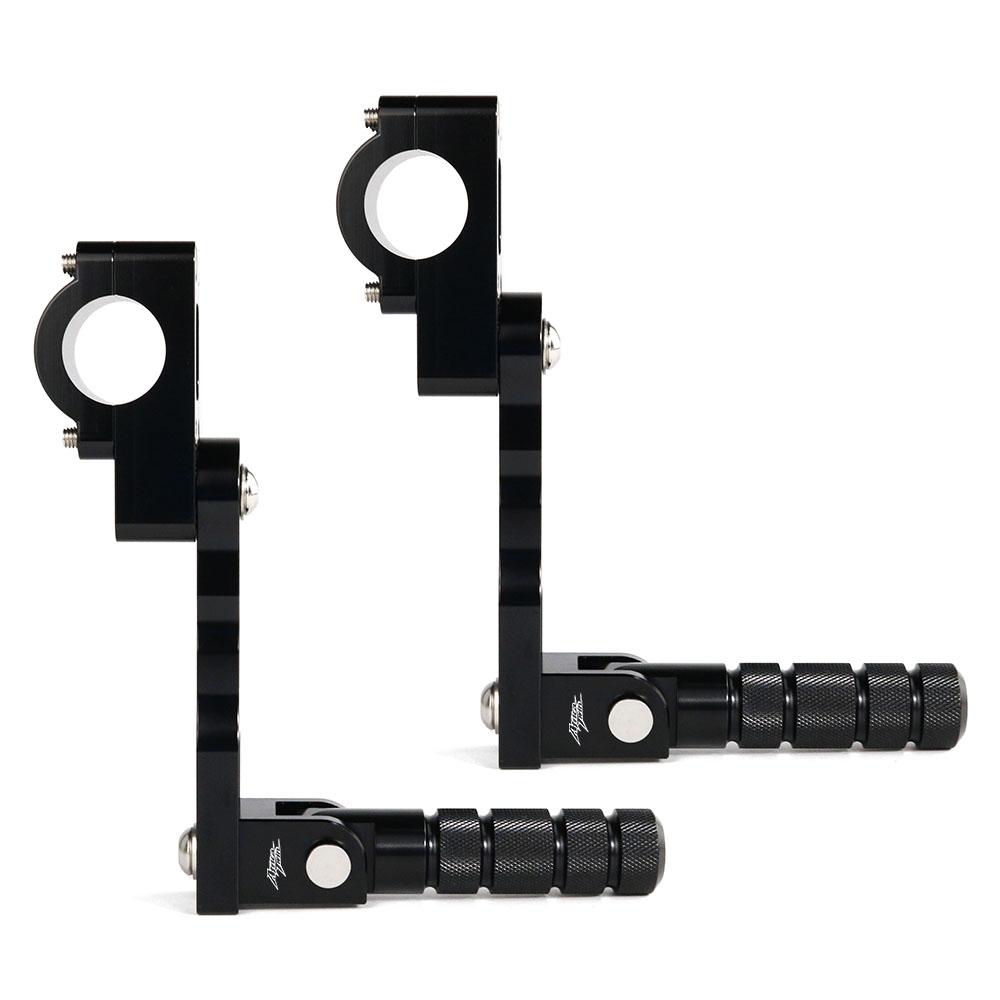 Motorcycle Rider Adjustable Foot Pegs Kit 22mm 7/8" 28.8mm 1/8" Highway Fit For Africa Twin 650 750 1100 Varadero 1000 CB500X
