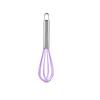 Silicone Handle Stainless Steel Egg Beater & Whisk Baking Tool