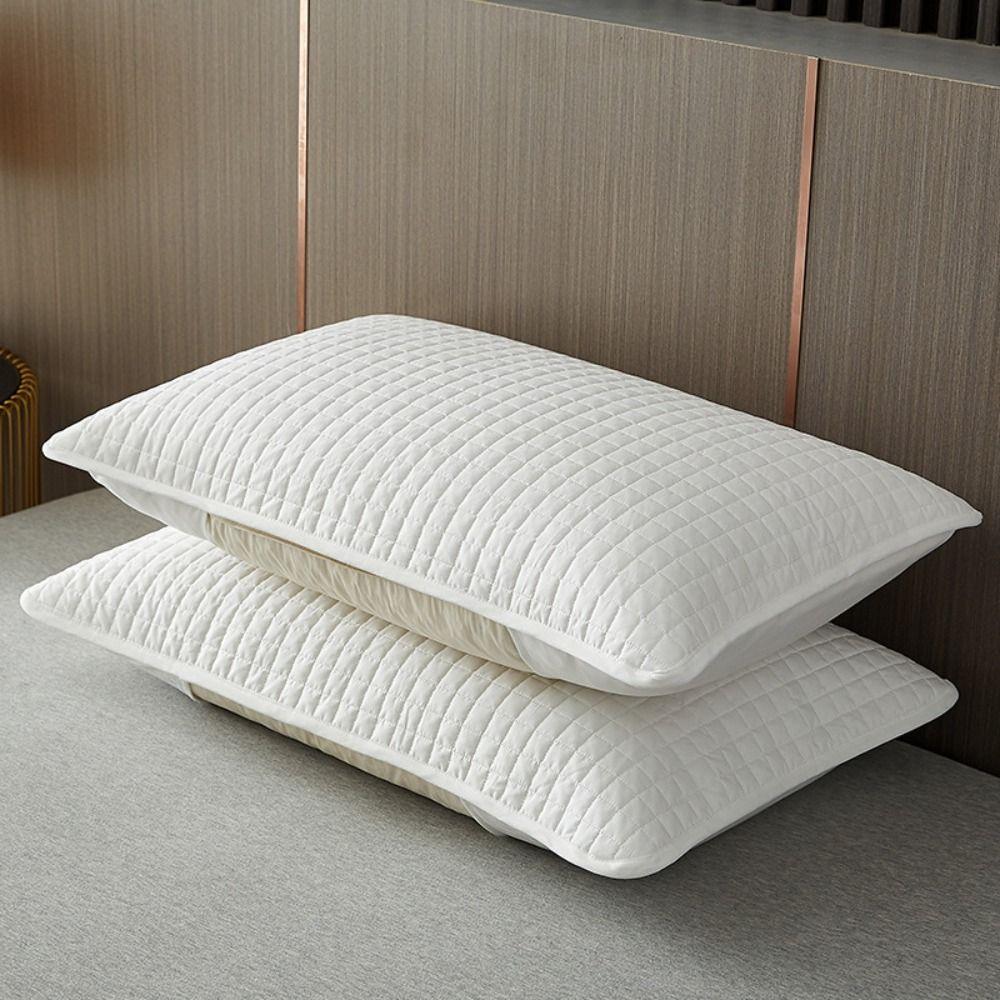 Isolation Layer Pillow Cover Head Oil Pillowcase Comfortable Pillow Core Protection Household