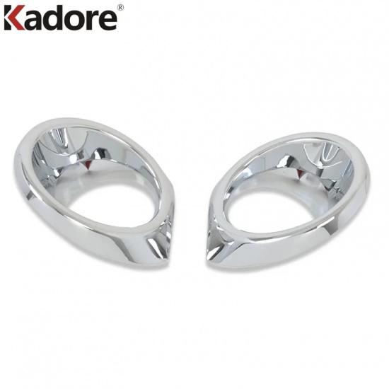 Front Fog Light Lamp Cover Trim For Honda Pilot SUV Chrome Car Head Foglights Bezel Trims Accessories