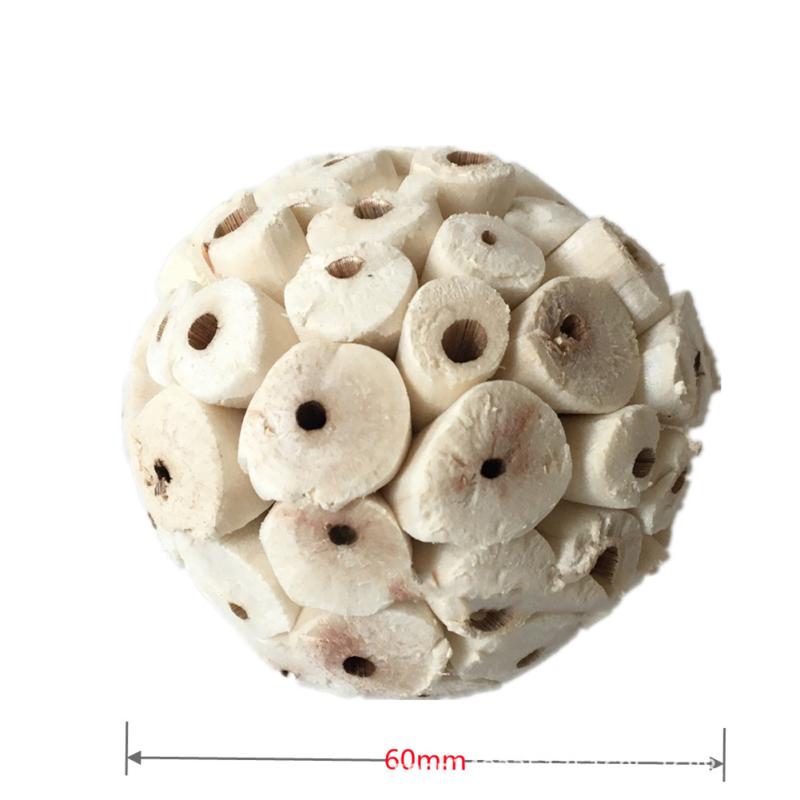 Горячий! Натуральные шарики Sola, мягкие жевательные игрушки для птиц, кроликов, попугаев, шиншилл, хомяков, морских свинок