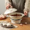 Керамическая кастрюля-запеканка LIEI с спиртовой горелкой