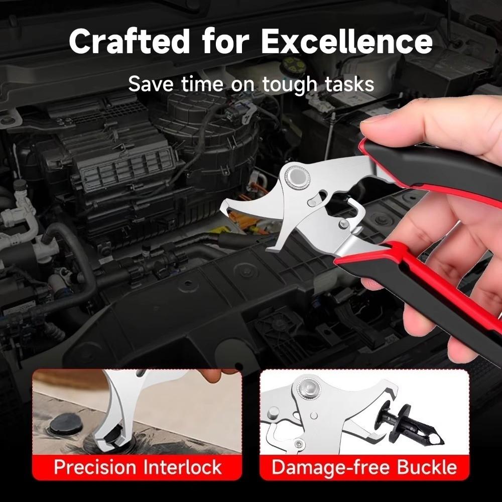 Multi-Functional Automotive Snap Pliers Stainless Steel Disassembly Tool Mechanics Workshop