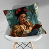 FFridas KKahlo Artiste Pillowcase for Sofa Room Office Decor Printing  Merchandise AllMatch Cushion Cover