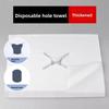 100PCS Non-woven Fabric Disposable Hole Towel Dustproof Massage Bed Hole Cushion  Spa Environment