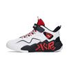 Youth  Kids Cement Krypton Shock Absorbing Wear Resistant Breathable Mid Top Basketball Shoes Kids Basketball Shoes White Black Red A312221166-1