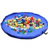 LUYING LEGO Storage Bag, Kids Play Mat, Large Capacity, Foldable, Baby Toy Storage Bag for Blocks, Easy Cleanup, Large Capacity, Washable, Perfect