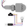 Intelligent Infrared Human Body Motion Sensor LED Light Sensor 85-265V