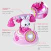 Rabbit Emulated Telephone Toys Early Education Simulation Landline Phone  Kids Gift