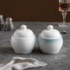 Round Ceramic Stew Pot With Lid For Bird Nest Soup Steamer Bowl Egg Custard Cup Kitchen Tableware Home Hotel Serving Dish