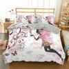 Romantic Style Duvet Cover Fairy Girl With Wings Pattern Bedding Set For Women Couple Flying Butterflies Decor Comforter Cover