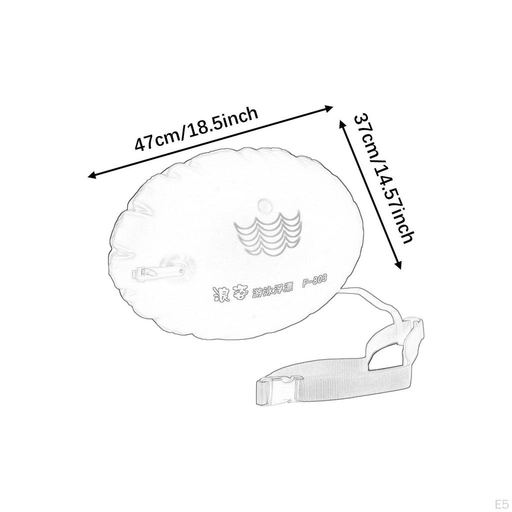 Water Swim Buoy Lightweight Versatile Swimming Bag for Diving Outdoor Travel