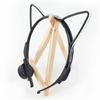 LED Light Cat Ear Hair Hoop Plastic Headband with Anti-Slip Design Men Women Bar Nightclub Hairband Hair Accessory