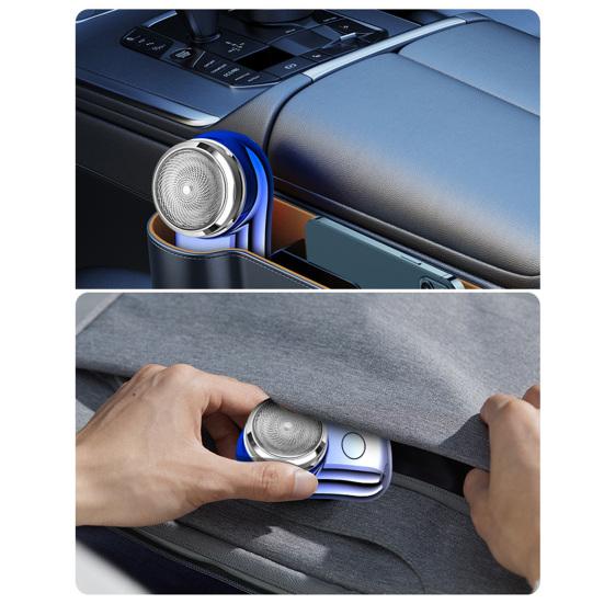Electric Shaver USB Rechargeable Pocket Size Portable Safe Mini Travel Shaver Men Cordless Hair Beard Trimmer Remover Tool
