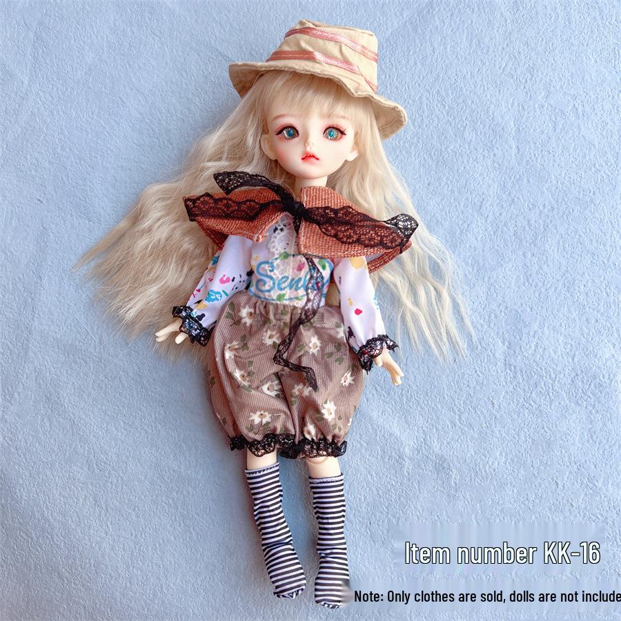 6-точечная BJD кукла 30 см Набор платья для девочки Лолиты - Идеальный подарок