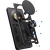 Armored case for Honor Magic 8 Lite, CamShield Slide, black