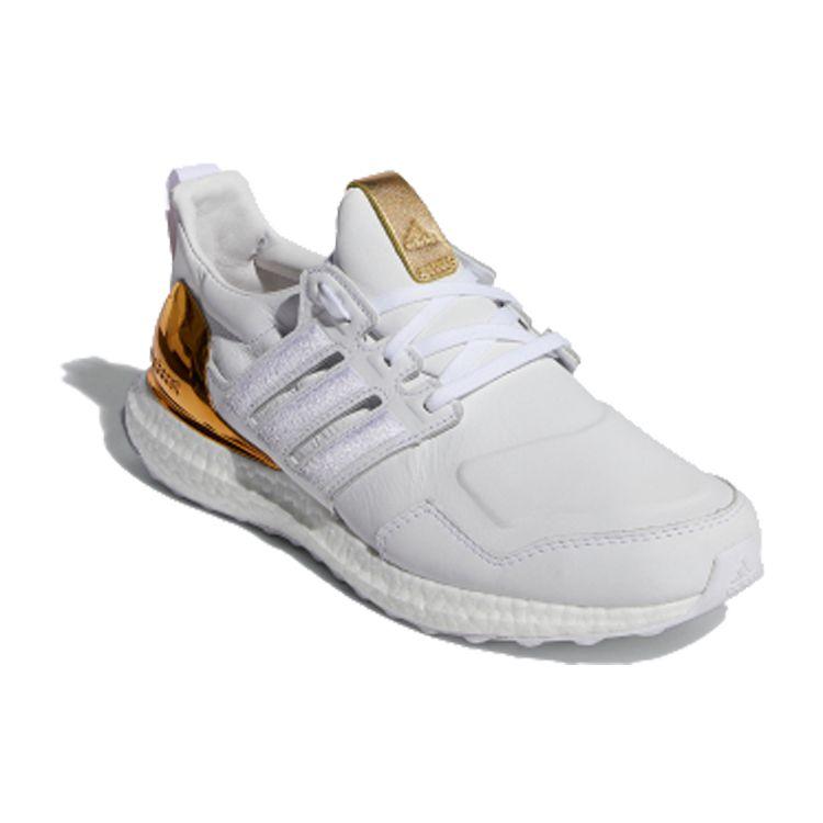 adidas Ultraboost 70-летний юбилей Изысканные Нескользящие Прочные Легкие Низкие Кроссовки для Марафона Унисекс Белые Платиновые FW7053