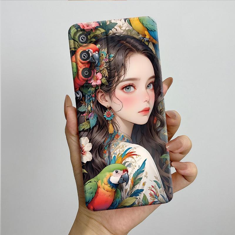 Phone Case for Samsung Galaxy M15 5G F15 5G Fashion Painted Half-wrapped Case Soft Silicon Cases E156 M156 Protection Back Cover