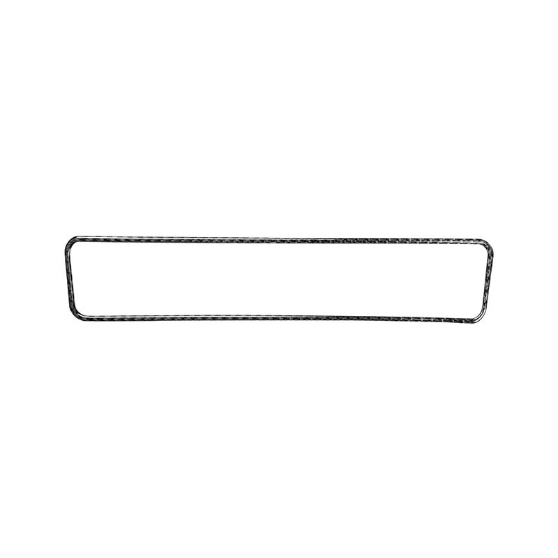 Для BMW E90 E92 E93 3 серии 2005-2012, настоящее углеродное волокно, центральное управление, украшение рамы для выхода воздуха, автомобильное украшение