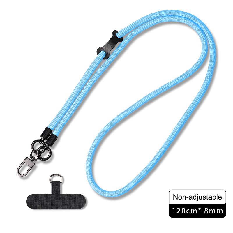 Универсальный шнурок для телефона, шнурок-ремешок против потери, съемный цветной шейный шнур, страховочная привязь для телефона, цепочка-брелок, веревка с картой