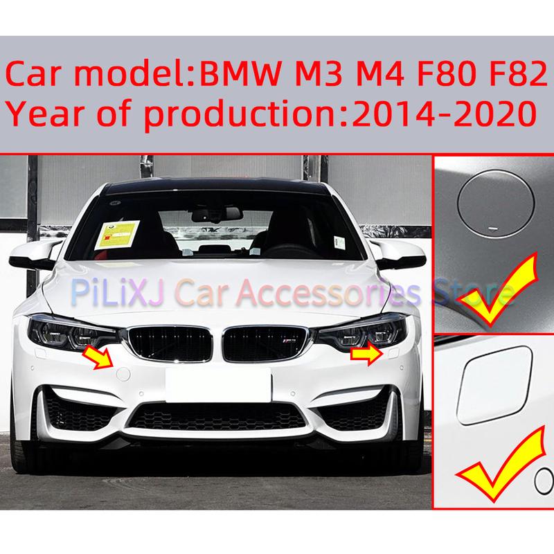 Front Rear Bumper Cover Headlight Washer Cover Cap For 2014-2020 BMW M3 M4 F80 F82 F83 Coupe Sedan Convertible Auto Parts