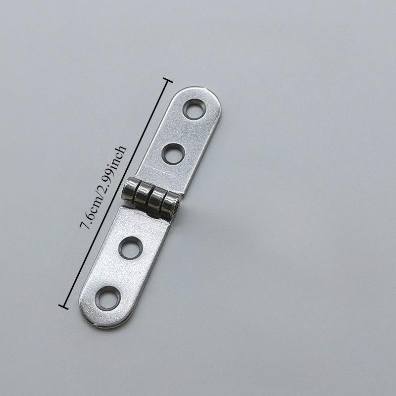 2 шт. Складные петли на 180 градусов, накладные петли на винтах для дверцы шкафа швейной машины, мебельная фурнитура