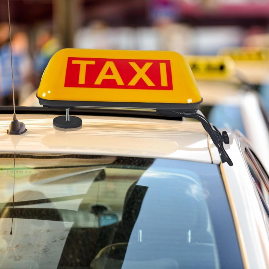 Знаки такси для автомобилей 12V Верхний фонарь на крышу Светодиодная лампа Дисплей Яркий магнитный знак для автомобилей райдшеринга и заказа поездок Шара