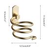 Storage Rack Spiral Stand Hanger Hair Dryer Holder Storage Shelf Hairdryer Rack Bathroom Accessory