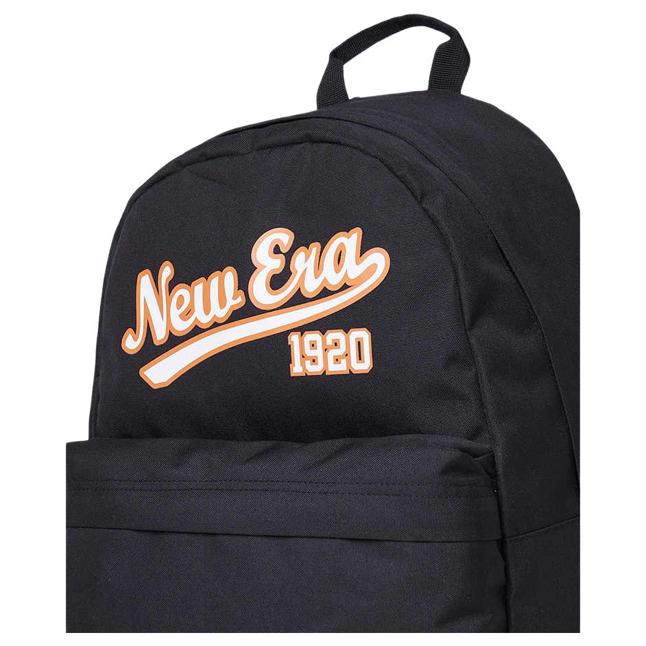 New Era Logo Print Fabric Backpack Unisex backpack Black Khaki 14529030