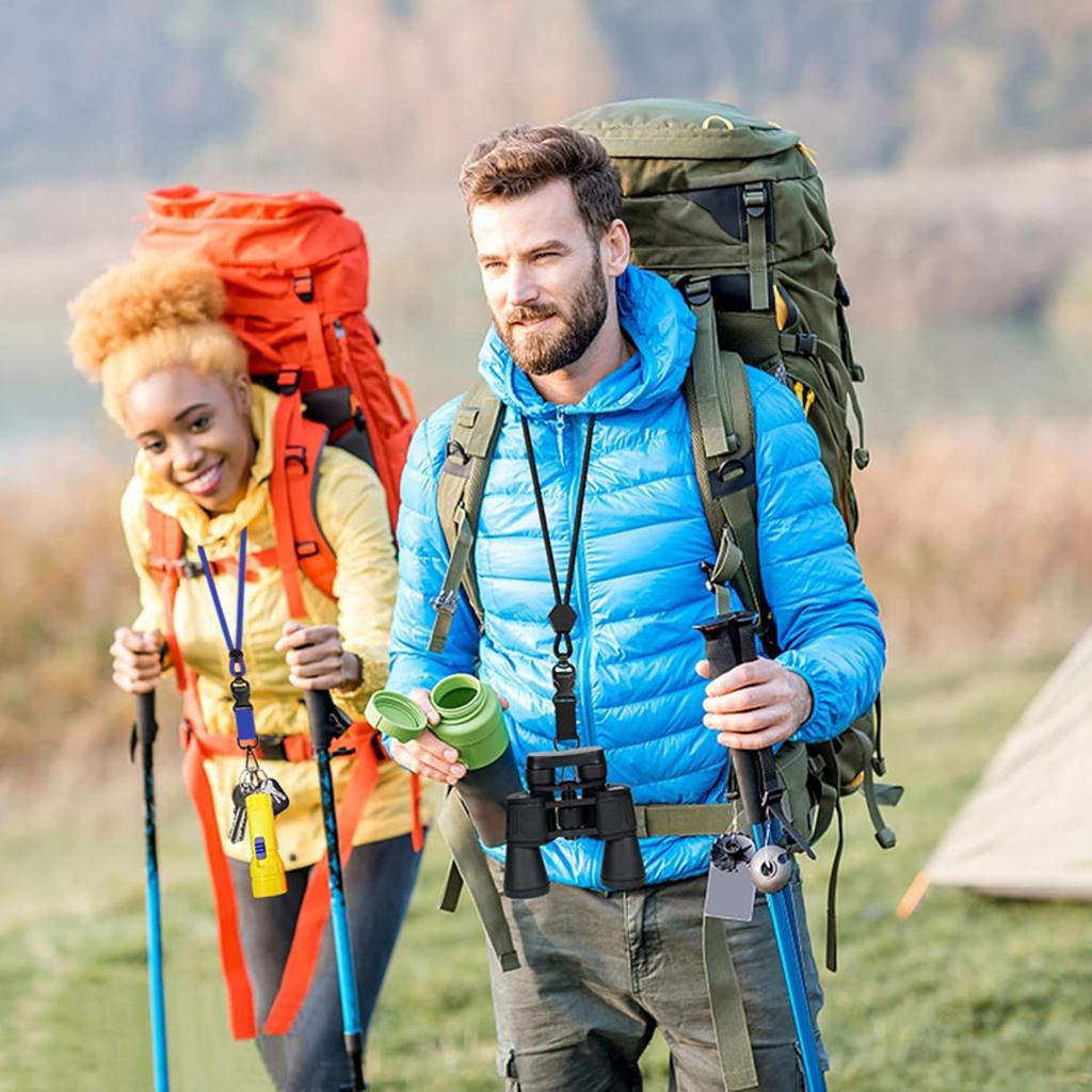 Регулируемый шейный брелок, многофункциональный ремешок для мобильного телефона, защитный шнурок для значков, зажим для удостоверения личности, ремешок для шеи, брелок для ключей