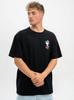 Smurfs Pickaback T-Shirt Unisex Oversize Black Short Sleeve XL