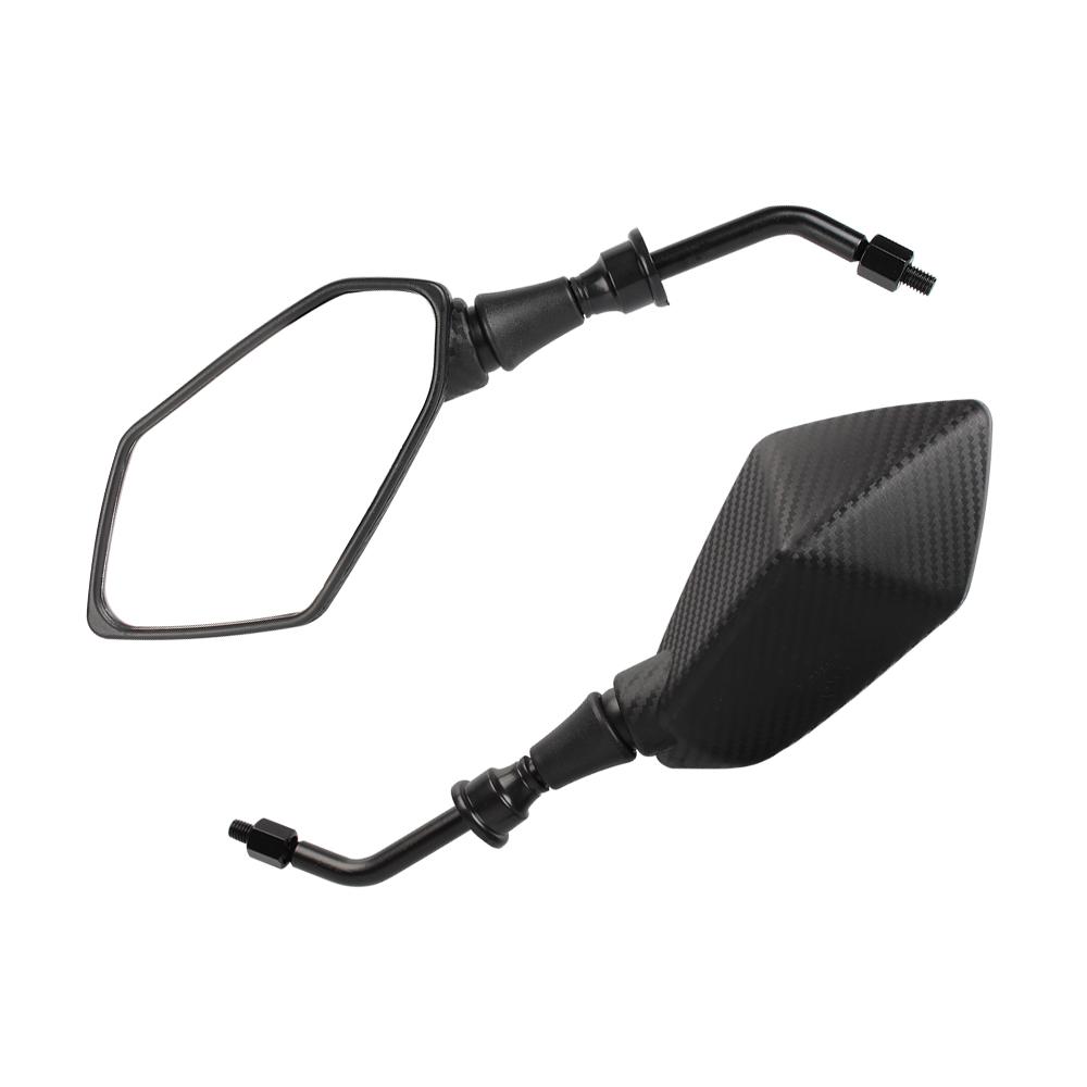 Зеркало для мотоцикла 8 мм 10 мм для скутера, электровелосипеда, заднего выпуклого зеркала для мотоцикла, 1 пара, боковые зеркала заднего вида на руль